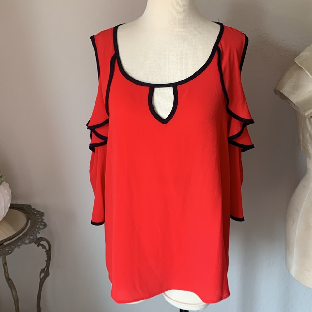 Lodys usa Red Women's dress Top